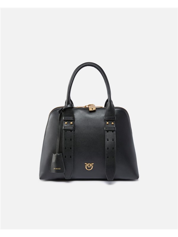 Pinko Pelletteria Borsa A Mano Nero/antique gold