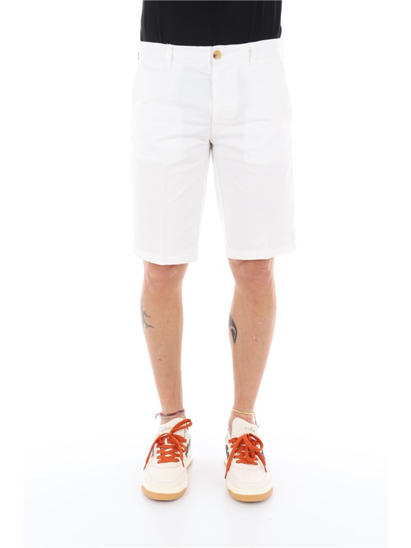 Blauer Bermuda shorts Optical white