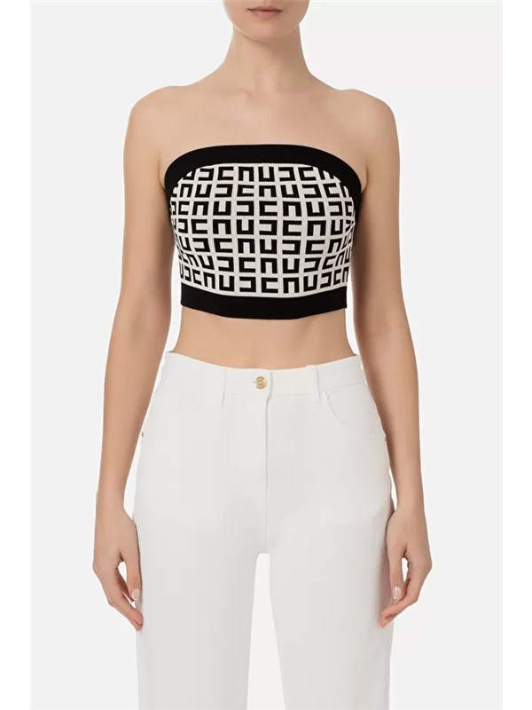 Elisabetta Franchi Top Butter / Black