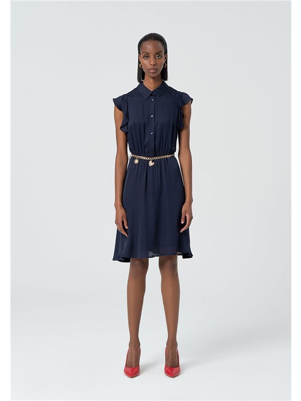 Fracomina Chemisier dress Dark blue
