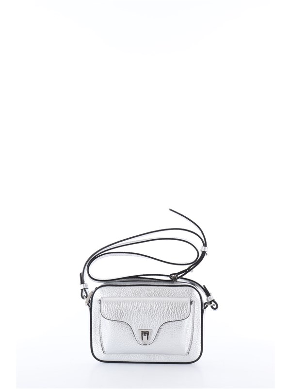 COCCINELLE Shoulder bag Silver