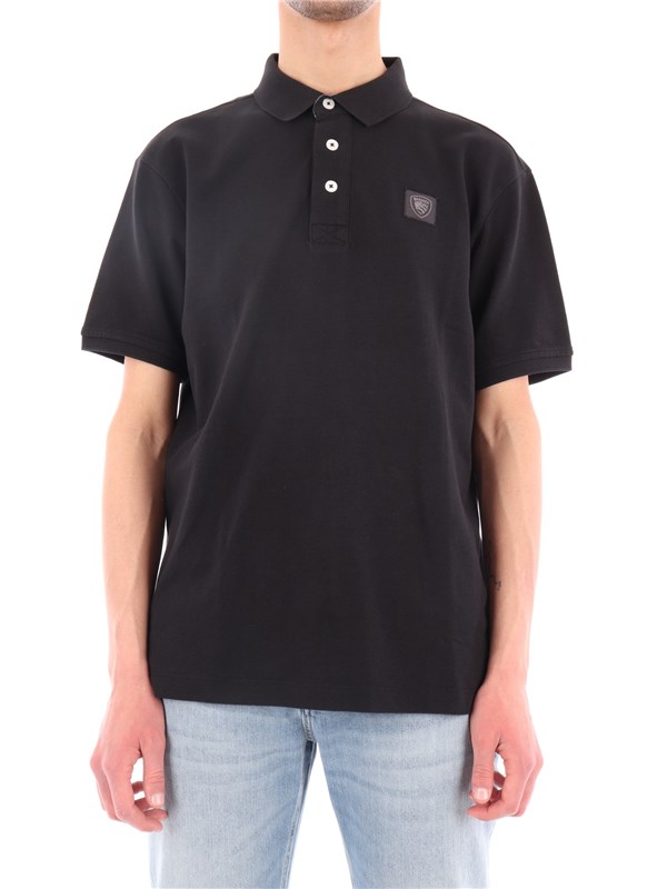 Blauer Polo Black