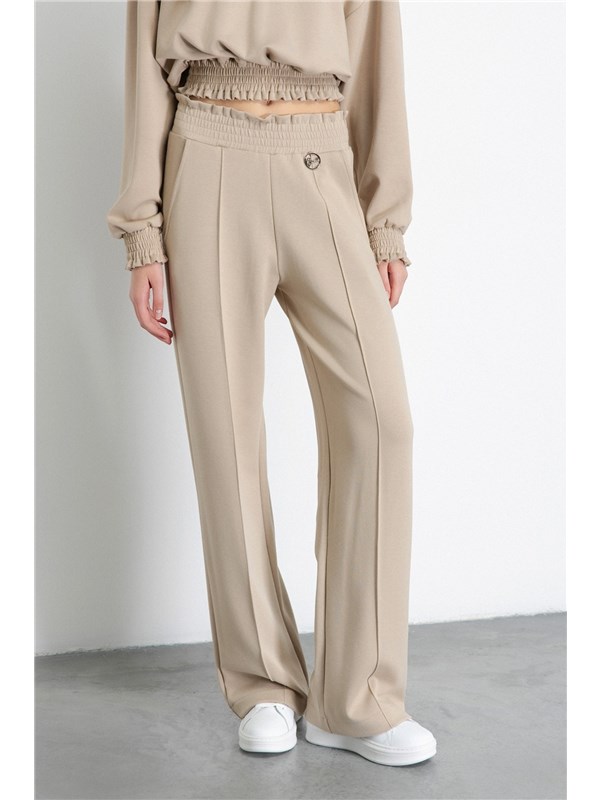 GAëLLE Pantalone Jogging Cammello