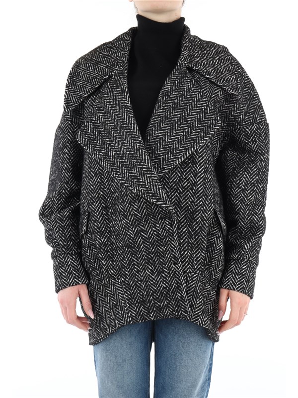 CHIARULLI Overcoat Black
