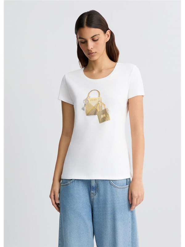 LIU  JO T-shirt Bco liujo padiocks
