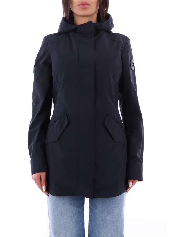 Woolrich Parka Melton blue