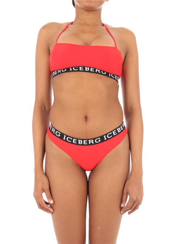 ICEBERG Bikini Top Red