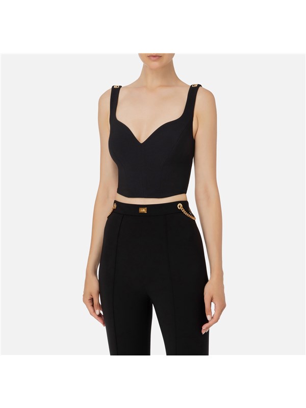 Elisabetta Franchi Top Black