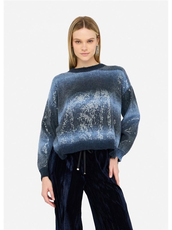 LIU  JO Maglia Blue shanded