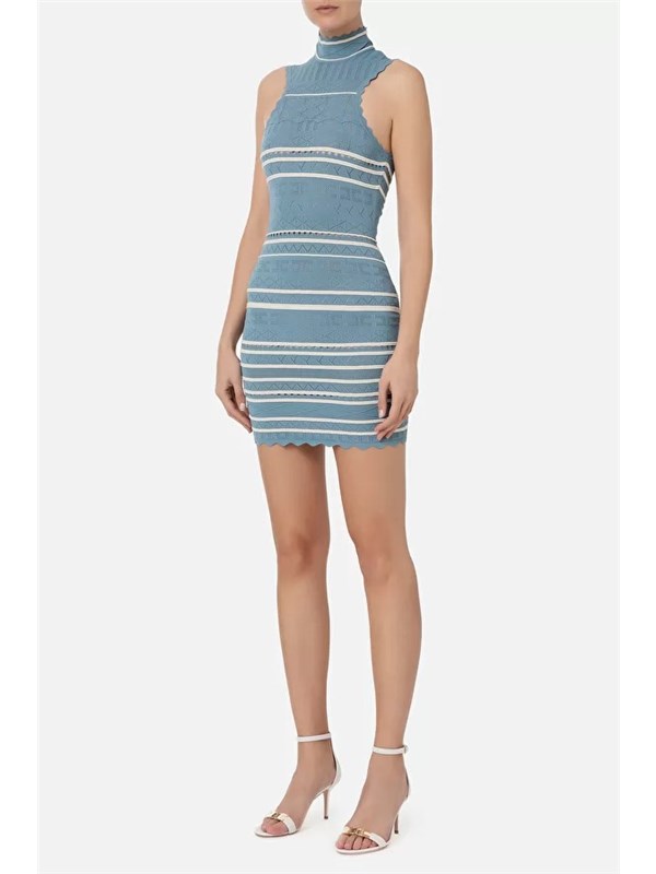Elisabetta Franchi Short dress Sugar paper
