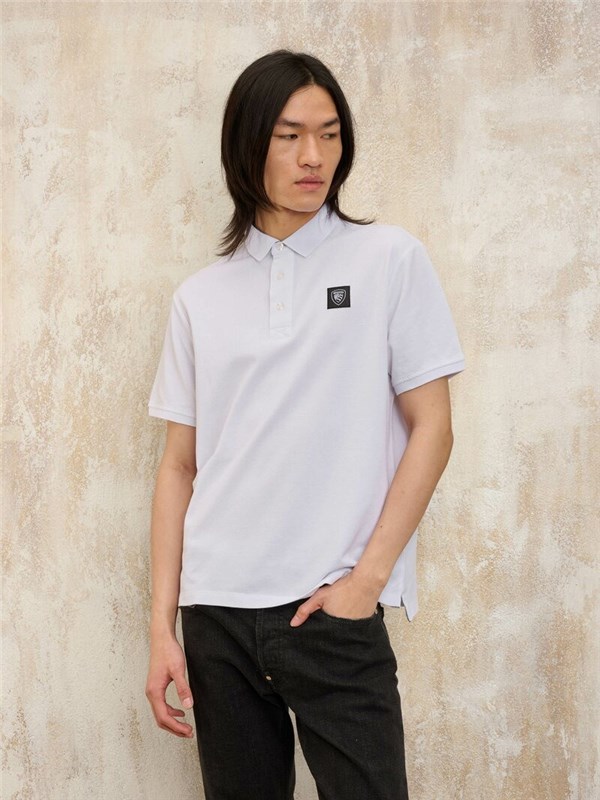 Blauer Polo Optical white