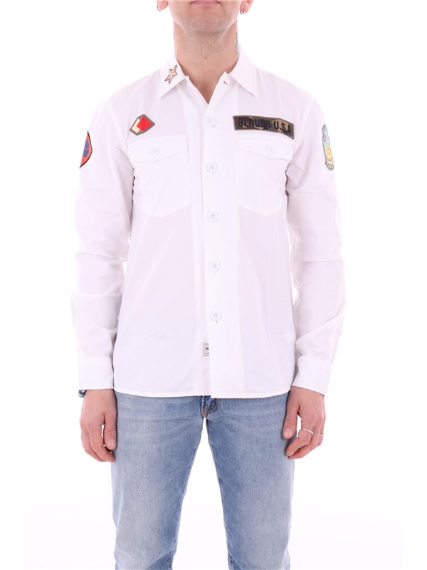Blauer Shirt Optical white