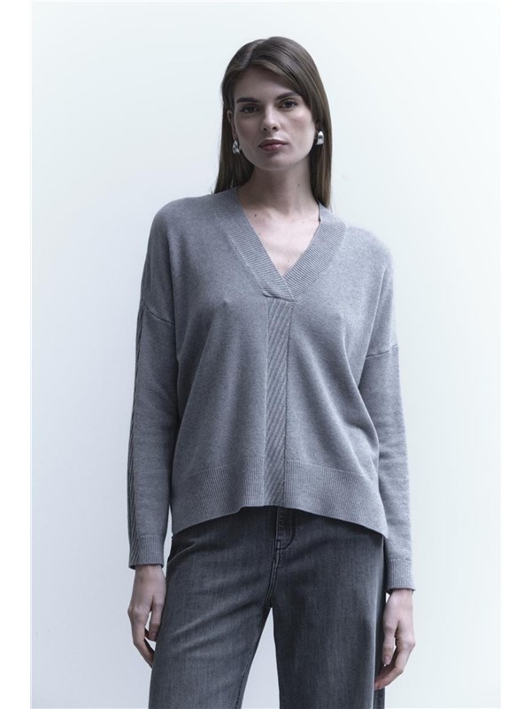 KAOS Maglia Grigio medio melange