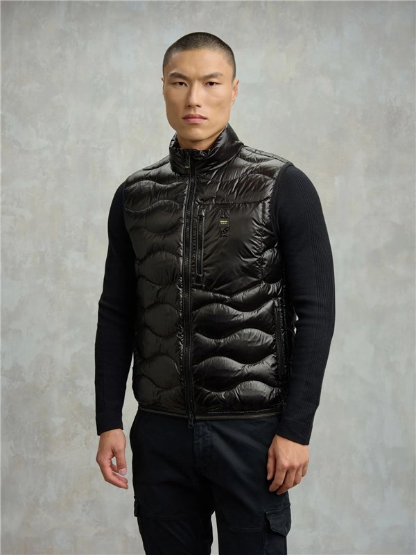 Blauer Gilet Nero