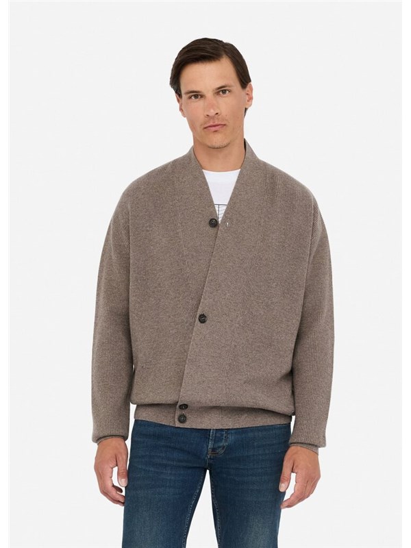 LIU  JO Cardigan Khaki brown