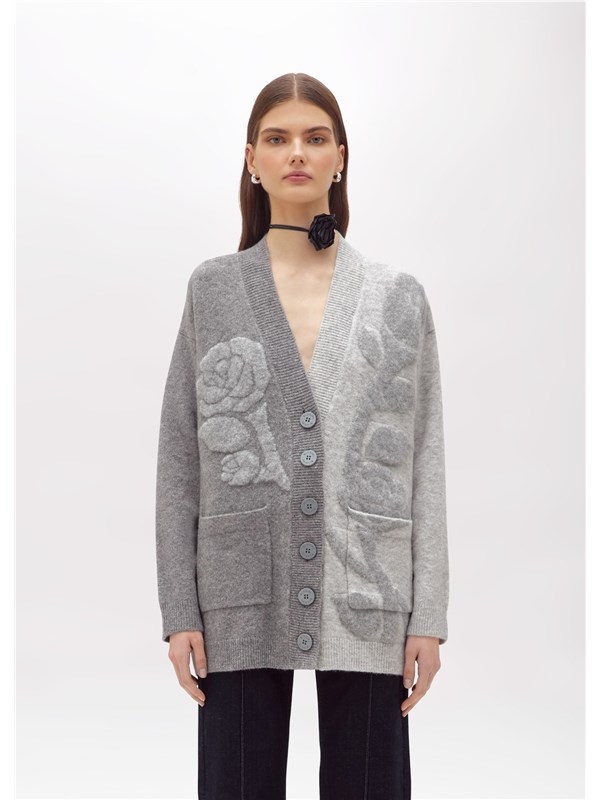 BLUGIRL Cardigan Double grey mel.
