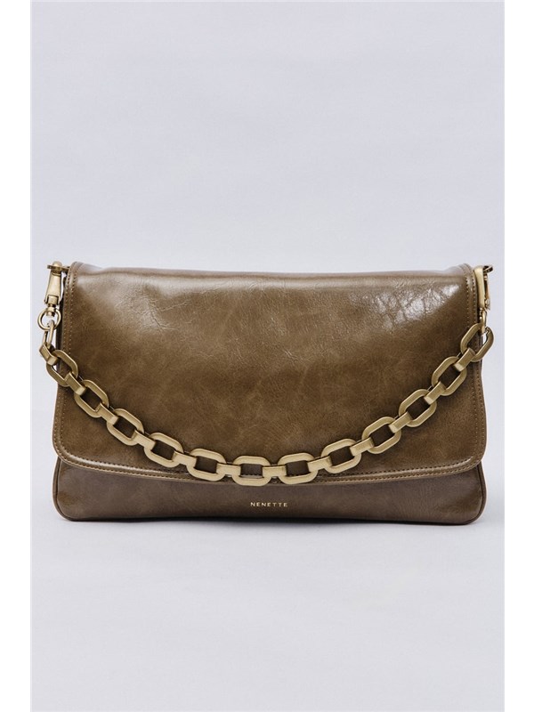 NENETTE Borsa a spalla Taupe