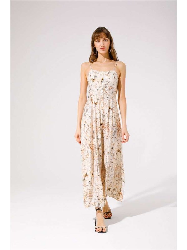GOA GOA Abito midi Marble print