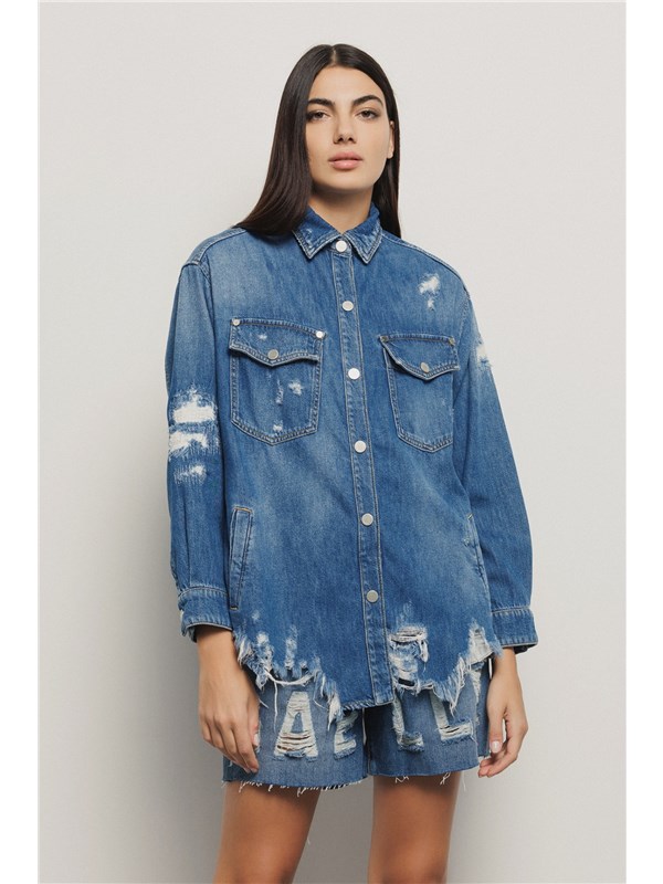 GAëLLE Camicia Denim blu