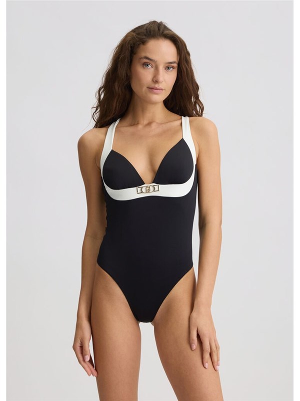 LIU  JO Costume Intero Nero/bianco
