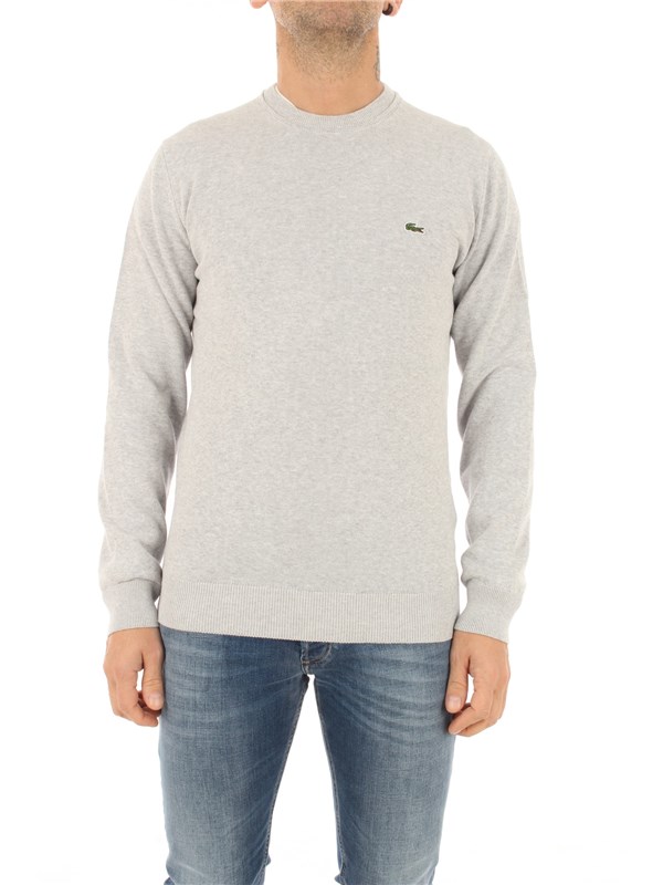 LACOSTE Sweater Silver chine