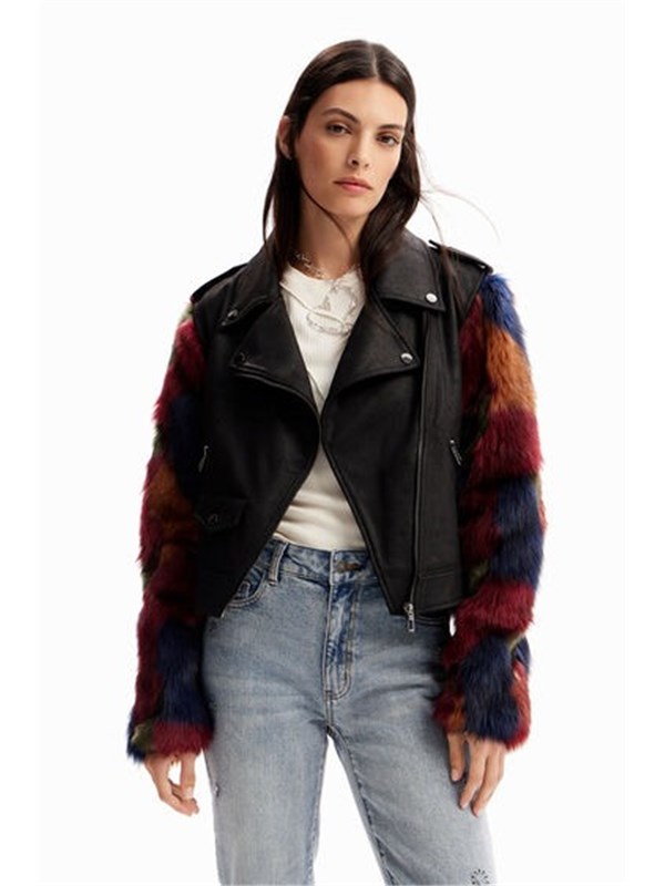 Desigual Coat Negro
