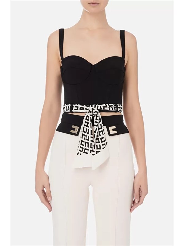 Elisabetta Franchi Top Black