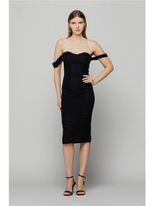 Mar De Margaritas Sheath dress Black
