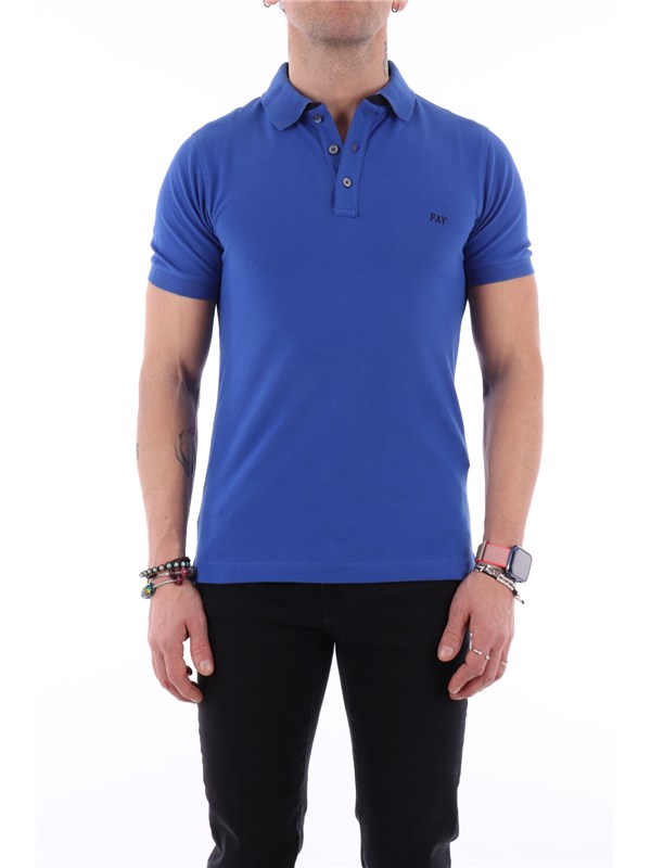 FAY Polo Blue wave