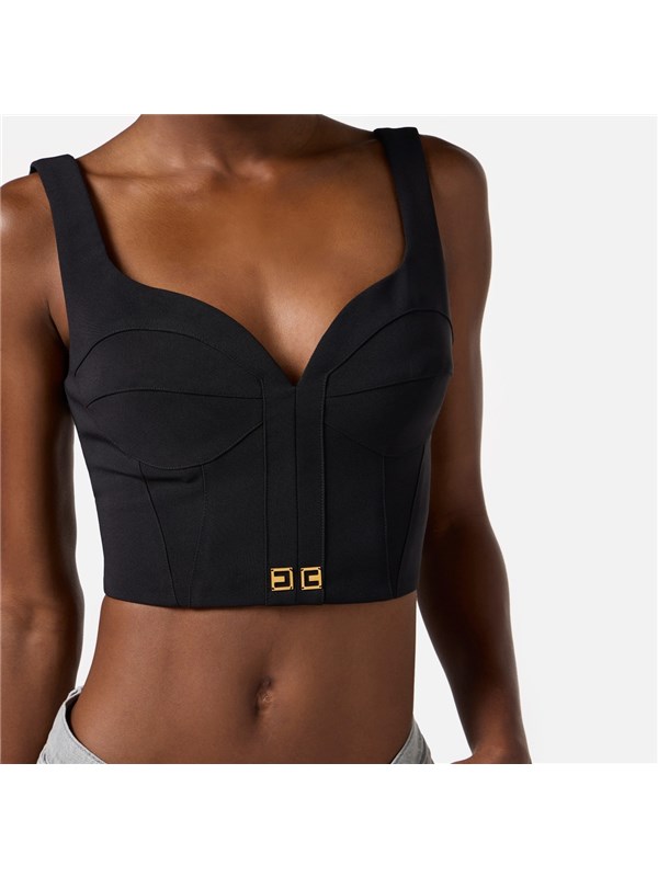 Elisabetta Franchi Top Nero