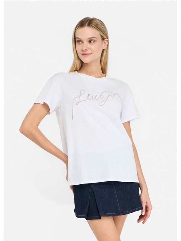 LIU  JO T-shirt Bianco liujo chains