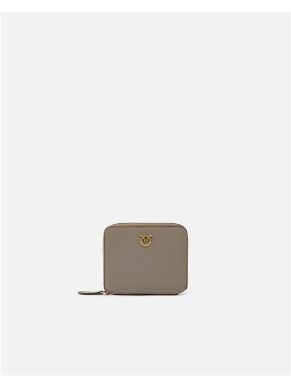 Pinko Pelletteria Portafoglio Noce-antique gold