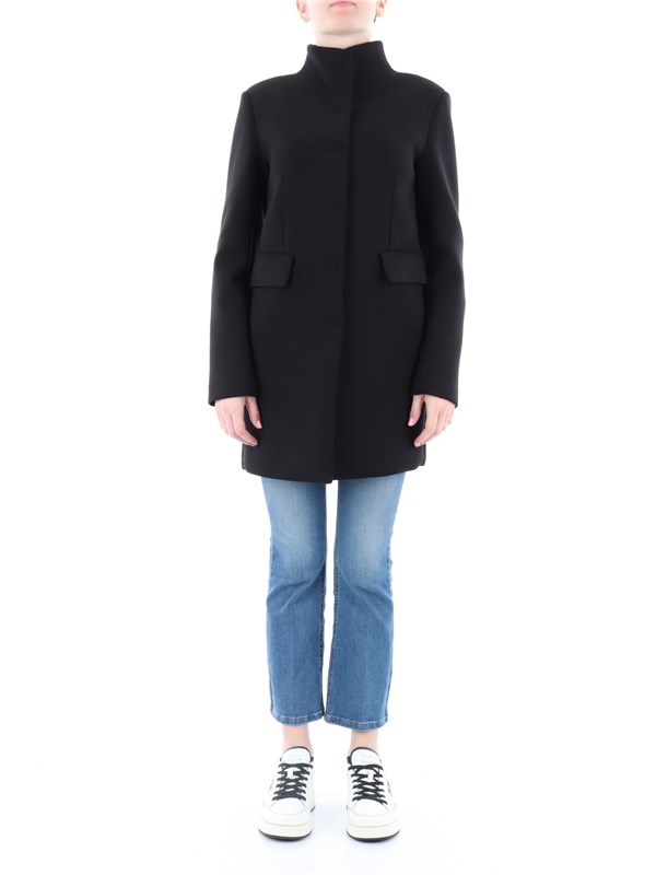 LIU  JO Overcoat Black