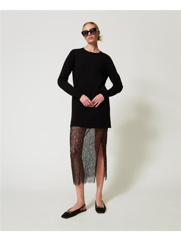 TWINSET Midi dress Black