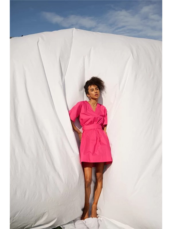 KAOS Short dress fuchsia