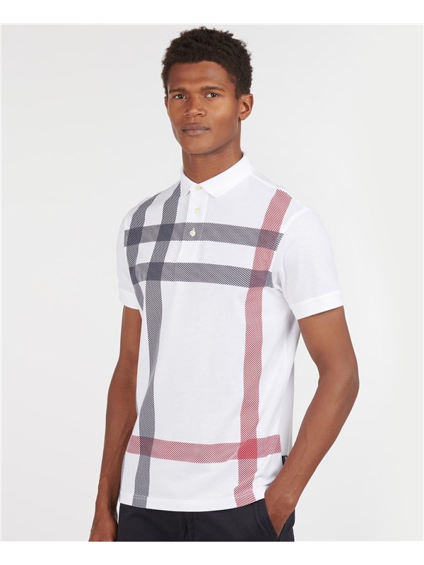 Barbour Polo white