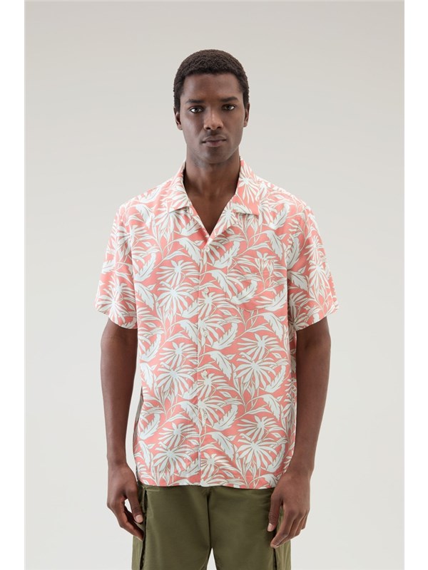 Woolrich Camicia Tropical coral sand