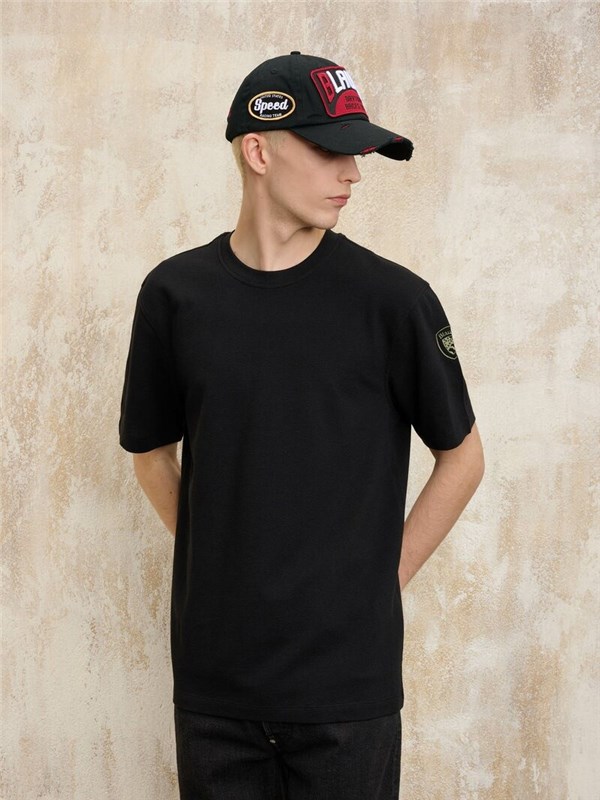 Blauer T-shirt Black