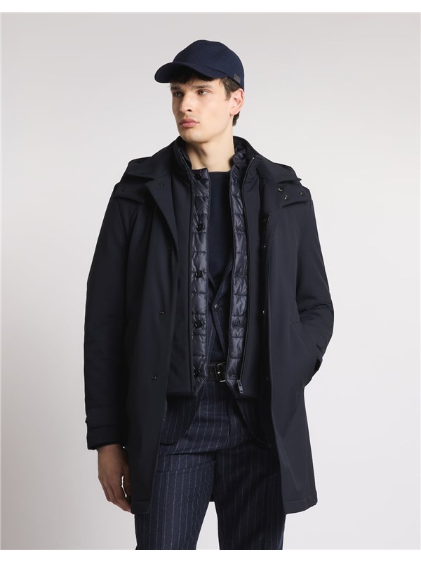 FAY Cappotto Blu navy