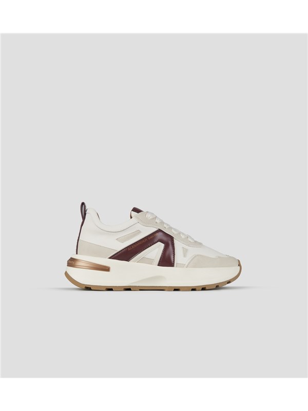 Alexander Smith Sneakers Off white bordeaux