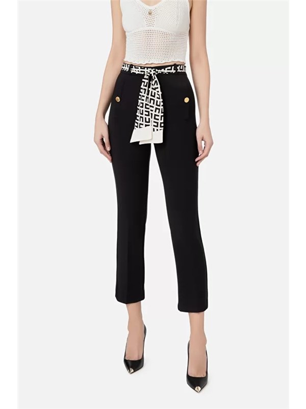Elisabetta Franchi Pantalone Black