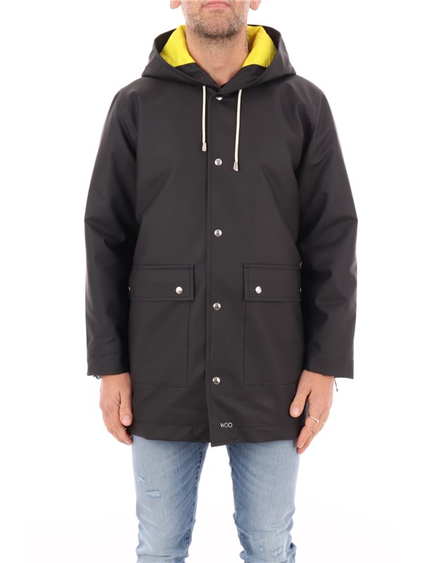 WOO waterproof jacket Black