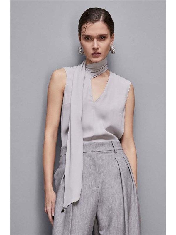 Patrizia Pepe Blusa Glass gray