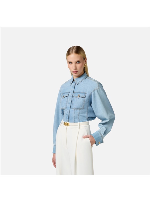 Elisabetta Franchi Shirt Light blue