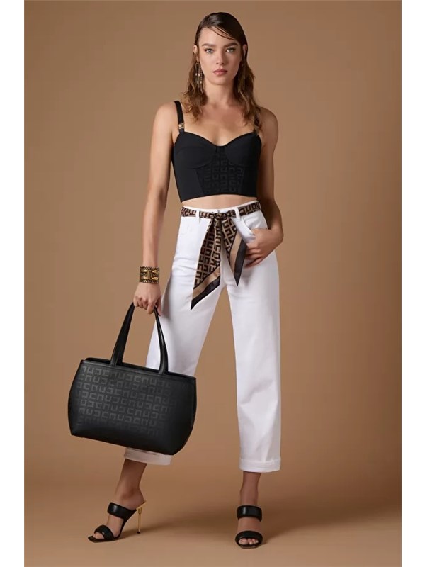 Elisabetta Franchi Jeans Ivory