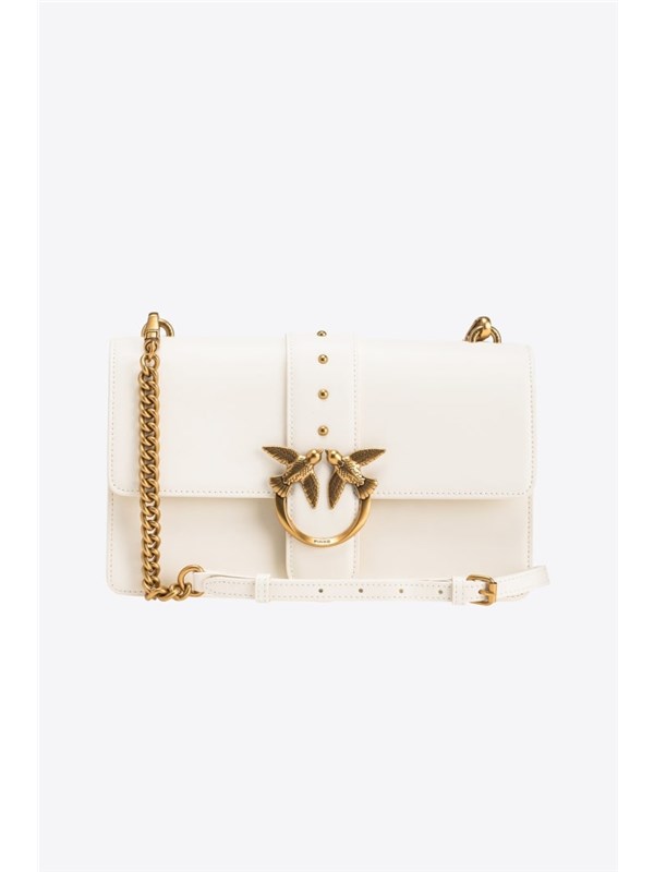 Pinko Pelletteria Shoulder bag white