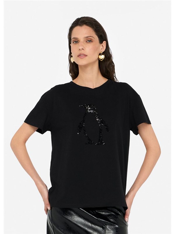 LIU  JO T-shirt Nero/penguin fashion