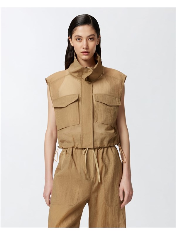 Pinko Gilet Marrone chiaro