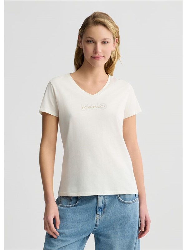 LIU-JO SPORT T-shirt White milk/liujo iconic
