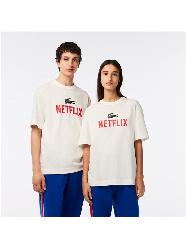 Lacoste x Netflix T-shirt White
